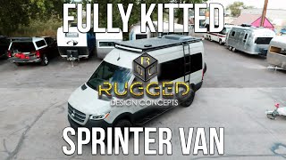 Sprinter Van with full Rugged Design Concepts kit.