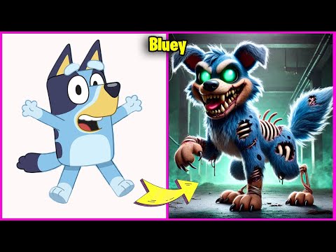 Bluey Characters as ZOMBIES! Bluey Mini Episode