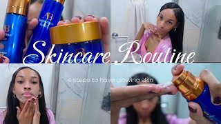 Luxury skincare routine to have glowing clear skin | My everyday 4 step skincare + tips