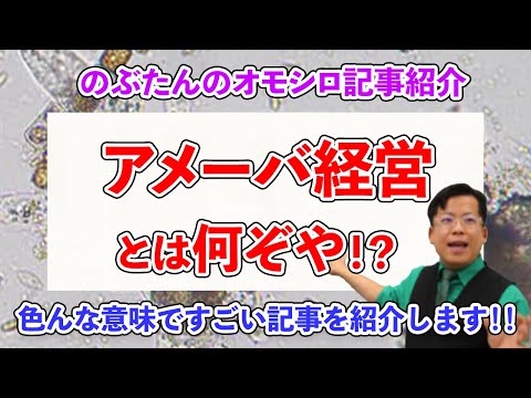 【受験勉強と共通点が！？】アメーバ経営について解説します！！