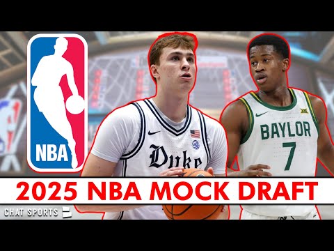 2025 NBA Mock Draft BEFORE March Madness Ft. V.J. Edgecombe & Cooper Flagg