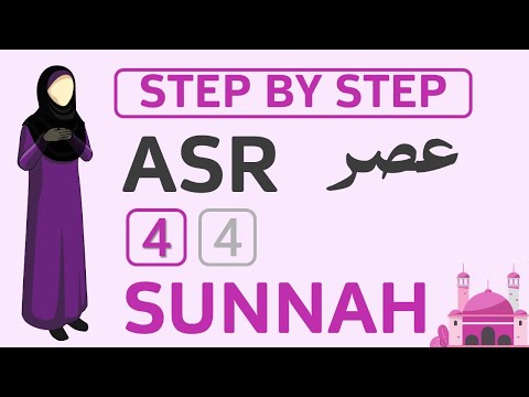 Learn to Pray Asr Salah Perfectly: Step-by-Step Guide to 4 Rakat Sunnah Asr for Women/Female Hanafi