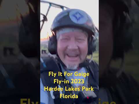 Sunset fly at Hardee Lakes Park, Florida. Fly It For Gaige 2023 Fly-in #paramotor #adventure #fly