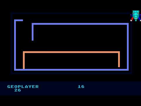 Atari 800 Game: Super Barricade (1980 Softside)