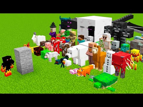 HIDE AND SEEK WITH MOBS IN MINECRAFT