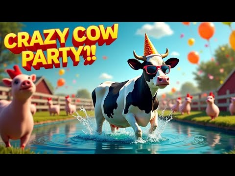 FUNNY COW DANCE 🤣🐮| COW SONG _ COW VIDEOS | DANCING COW | ANIMAL SOUND