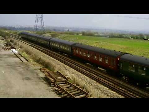 70013 Oliver Cromwell leaving Chippenham