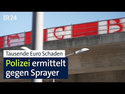 10.000 Euro Schaden: Graffiti nehmen überhand | Abendschau | BR24