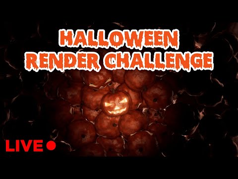 HALLOWEEN | Render Challenge 🔴 LIVE