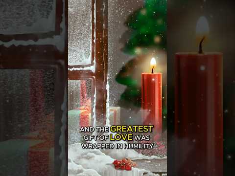 🕊️God’s Greatest Gift of Love Born in Humility🤲#jesus #christmas #bibleverse #christianinspiration