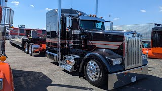 JDT's Black Beauty Kenworth W900L -- Desert Diesel Nationals -- Chandler, Arizona March 8th, 2025