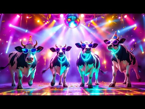 FUNNY COW DANCE  🐮| COW SONG _ COW VIDEOS | DANCING COW | ANIMAL SOUND