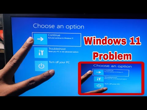 How to Fix Exit And Continue To  Windows 11 Problem | Windows 11 Not Working Properly#macnitesh