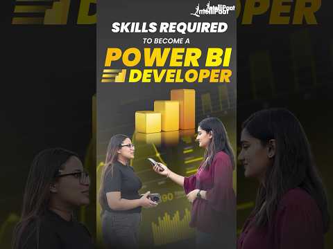 Skills Required to Become a Power BI Developer | Power BI Developer Skills | Intellipaat #Shorts