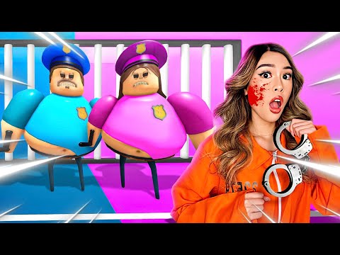 KAT ESCAPES BOYS VS GIRLS BARRY'S PRISON RUN IN ROBLOX (OBBY)