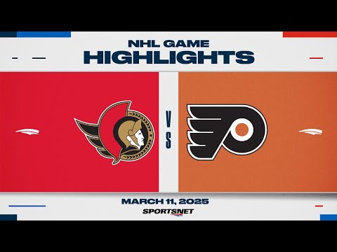 NHL Highlights | Senators vs. Flyers - March 11, 2025