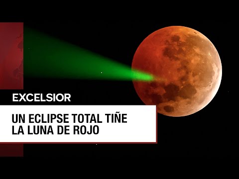 Luna de sangre ilumina los cielos de América