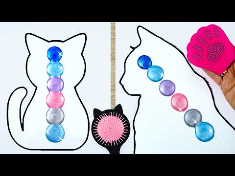 Cat Simple Painting Ideas | Easy Acrylic Painting Tutorial Step by step