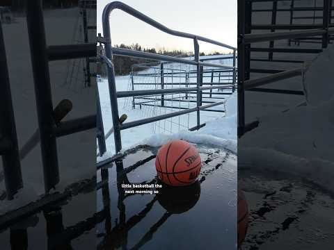 Can a Basketball Stop Water From Freezing