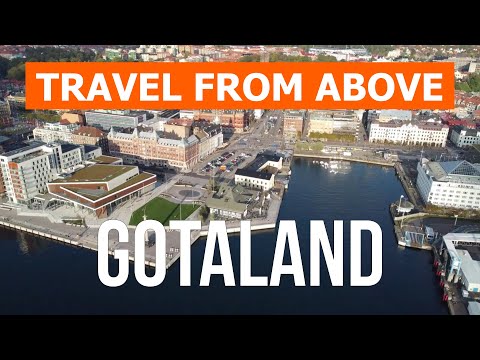 Gotaland from above | Drone video in 4k | Sweden, Gotaland region from the air