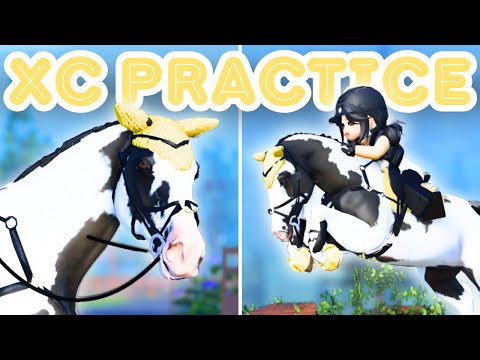 CROSS COUNTRY PRACTICE! ✨ Riding My NEW Horse! II Strideway Roleplay II Roblox Horse Game