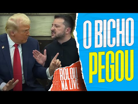 TRUMP E ZELENSKY DISCUTEM AO VIVO “VOCÊ QUER A TERCEIRA GUERRA” | Galãs Feios