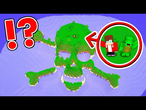 JJ And Mikey Survive On SKULL ISLAND In Minecraft - Maizen