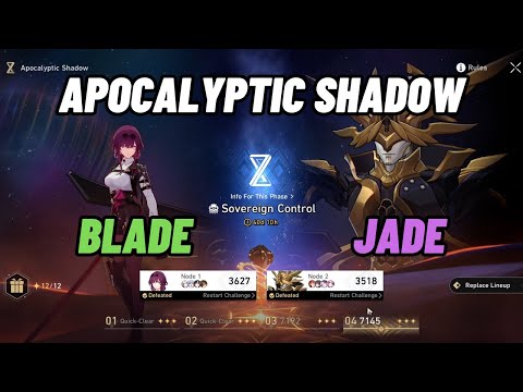 F2P Apo Shadow: Blade first half and Jade second half