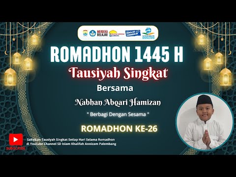 Tausiyah Singkat bersama Ananda Nabhan Abqari Hamizan " Berbagu Dengan Sesama"