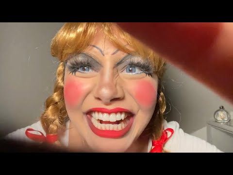 1 Minute ASMR~ Annabelle possess you and then goes clubbing *camera tapping*