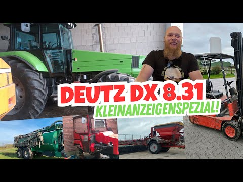 Deutz DX 8.31 and many agricultural machines - classifieds special