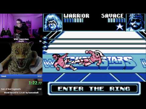 WWF Superstars Speedrun in 2 minutes 2 seconds (Game Boy)