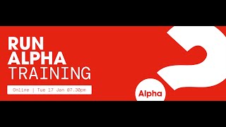 Run Alpha Training