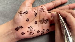 Simple aesthetic mehndi design fronthand | stylish mehndi design | mehndi design | mehndi | mehandi