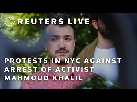 LIVE: Protests in NYC against arrest of activist Mahmoud Khalil