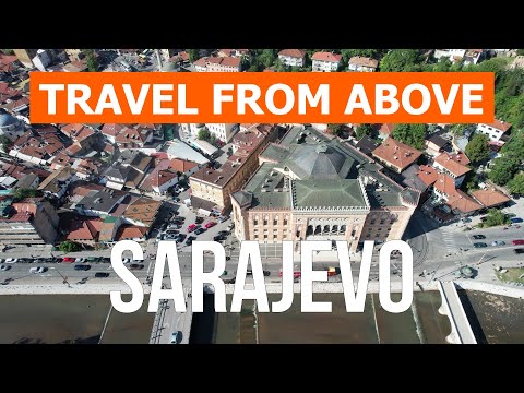 Sarajevo from drone | 4k video | Bosnia and Herzegovina, Sarajevo from above