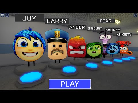 Escaping from INSIDE OUT 2 BARRY'S PRISON RUN! And BECAME an ALL MORPHS