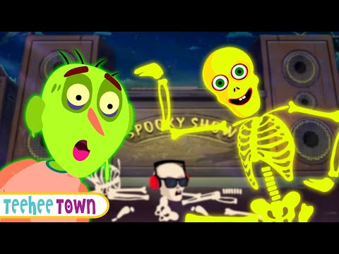 Sing And Dance With Skeletons | Spooky Skeletons Song By Teehee Town