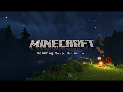 Minecraft relaxing music with soft crackling fire sounds to help you feel okay again.