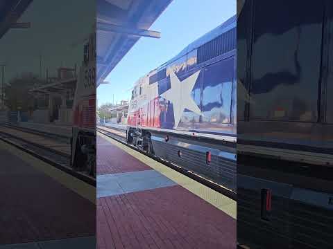 TRE 1009 arriving at Fort Worth Central Station 12-14-24