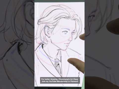 Drawing routine s1-003 (face drawing practice)