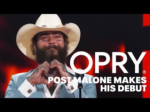 Post Malone Makes His Opry Debut!