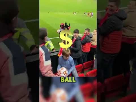 When fans steal the ball 🤣