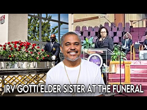 Irv Gotti Elder Sister Delivers a Heartfelt Speech at the  Funeral Service