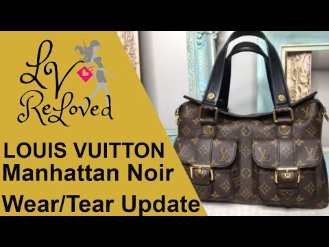 Louis Vuitton Manhattan Noir Canvas wear & Tear review - You Too? design flaw?