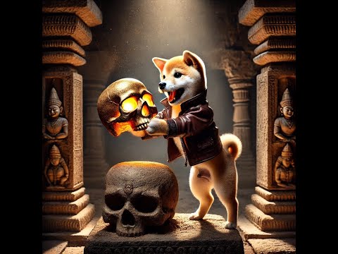 Cute puppy stole Golden idol from the Temple... 💀🐵 #puppy #templerun #cartoon