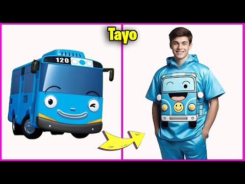 Tayo The Little Bus Characters As Humans 🚨 Guess Characters by Their Voice 🎤