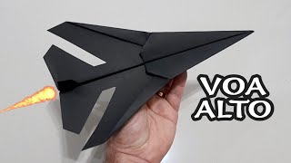 Como fazer um AVIÃO DE PAPEL que voa muito longe