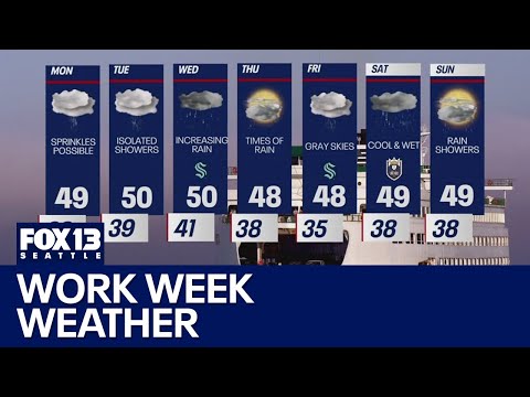 Seattle weather: cooler, cloudier, and wet week ahead