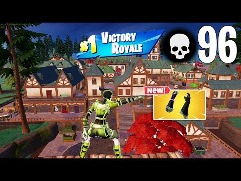 96 Elimination Solo Vs Squads "Build / Zero Build" Gameplay Wins (NEW Fortnite Chapter 5 Season 4)